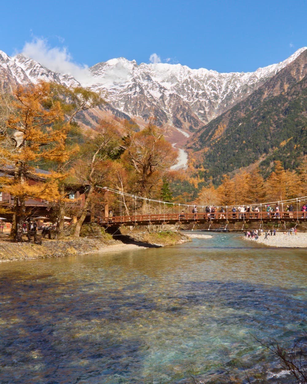The Azusa River at Kamikochi in the Japanese Alps