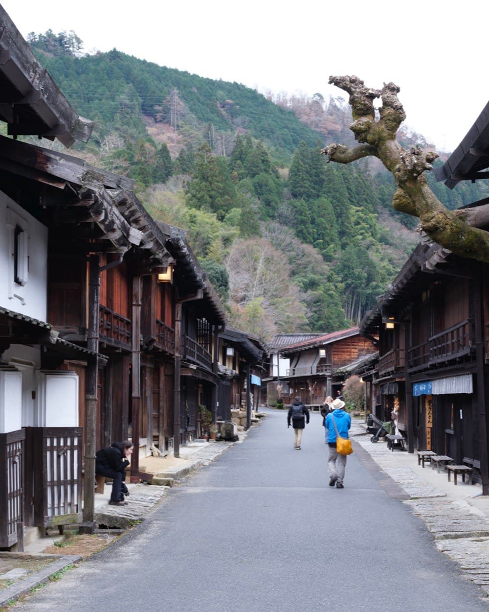 Tsumago-juku on the Nakasendo route, Japan