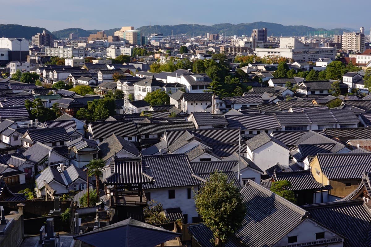 Kurashiki historic canal district, Japan
