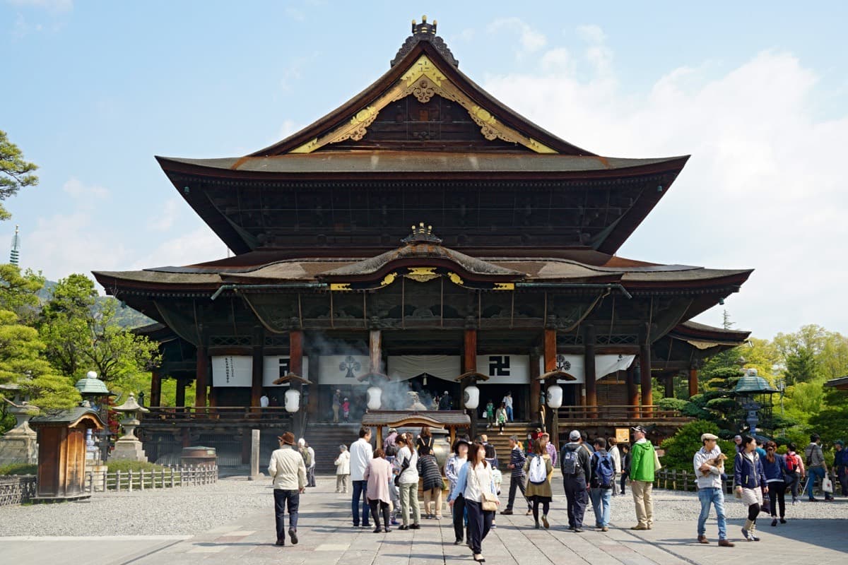 Zenkō-ji temple in Nagano